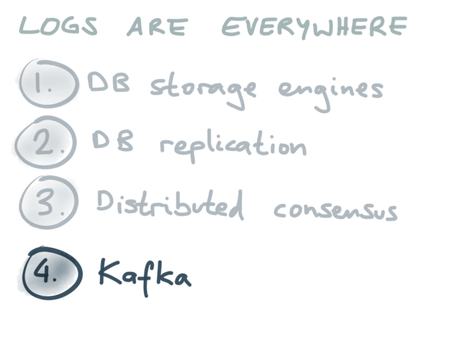 Logs are everywhere: Kafka