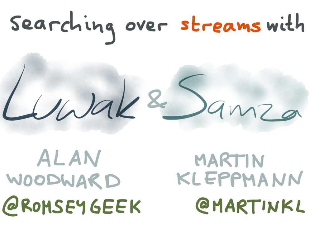 Searching over streams with Luwak & Samza