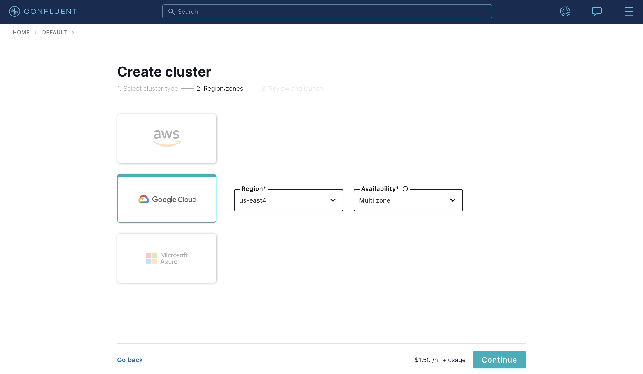 Sneak peak of Confluent Cloud