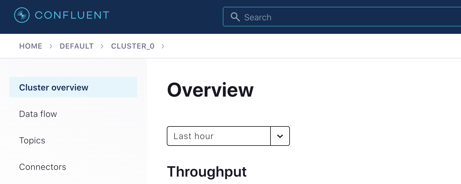 Cluster overview | Throughput|1498x598