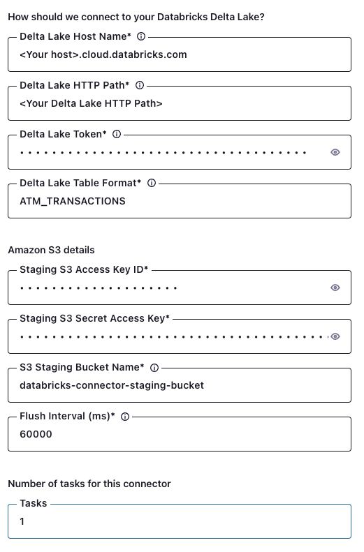 Complete the connector configuration