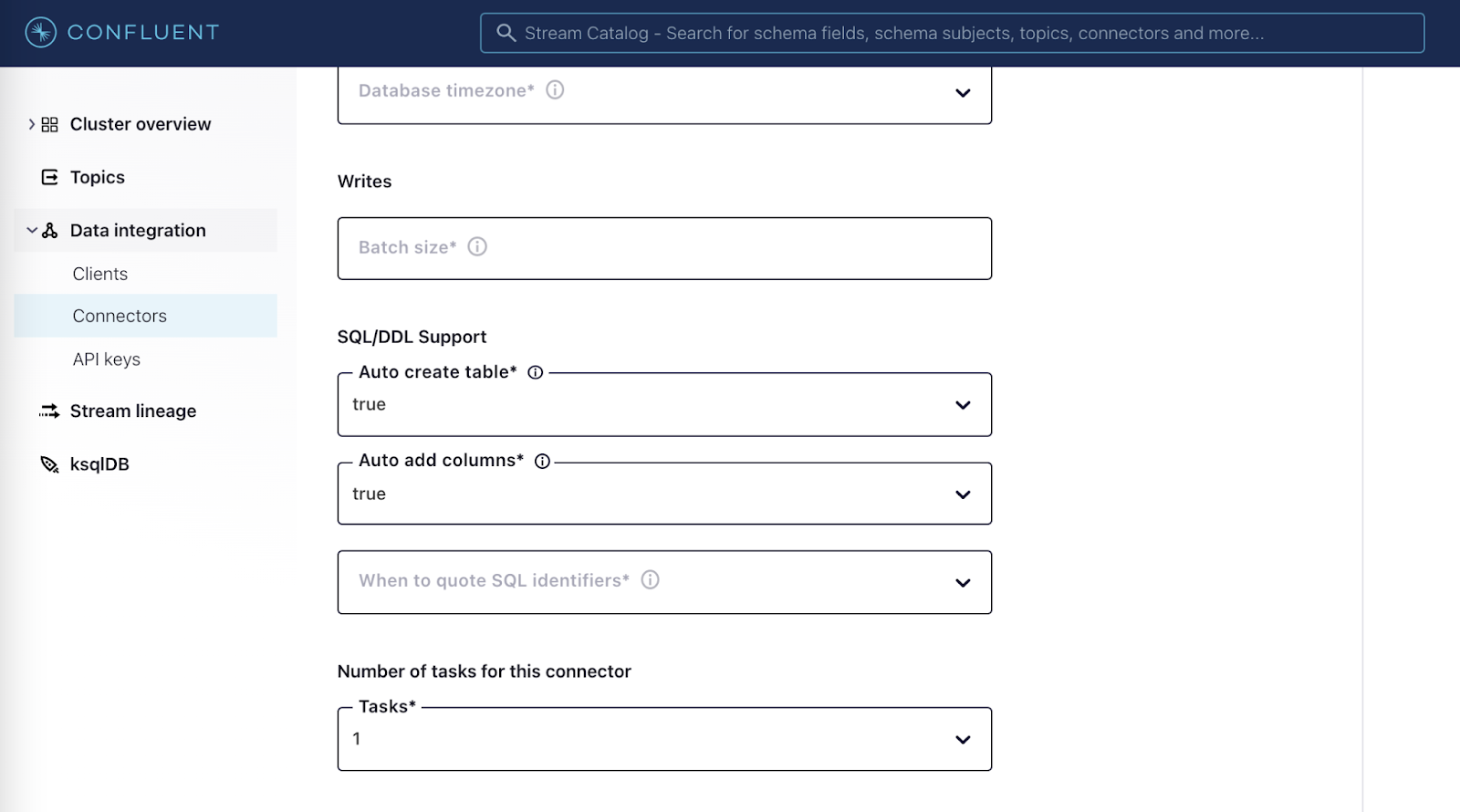 Enter your credentials and Azure SQL warehouse connection details
