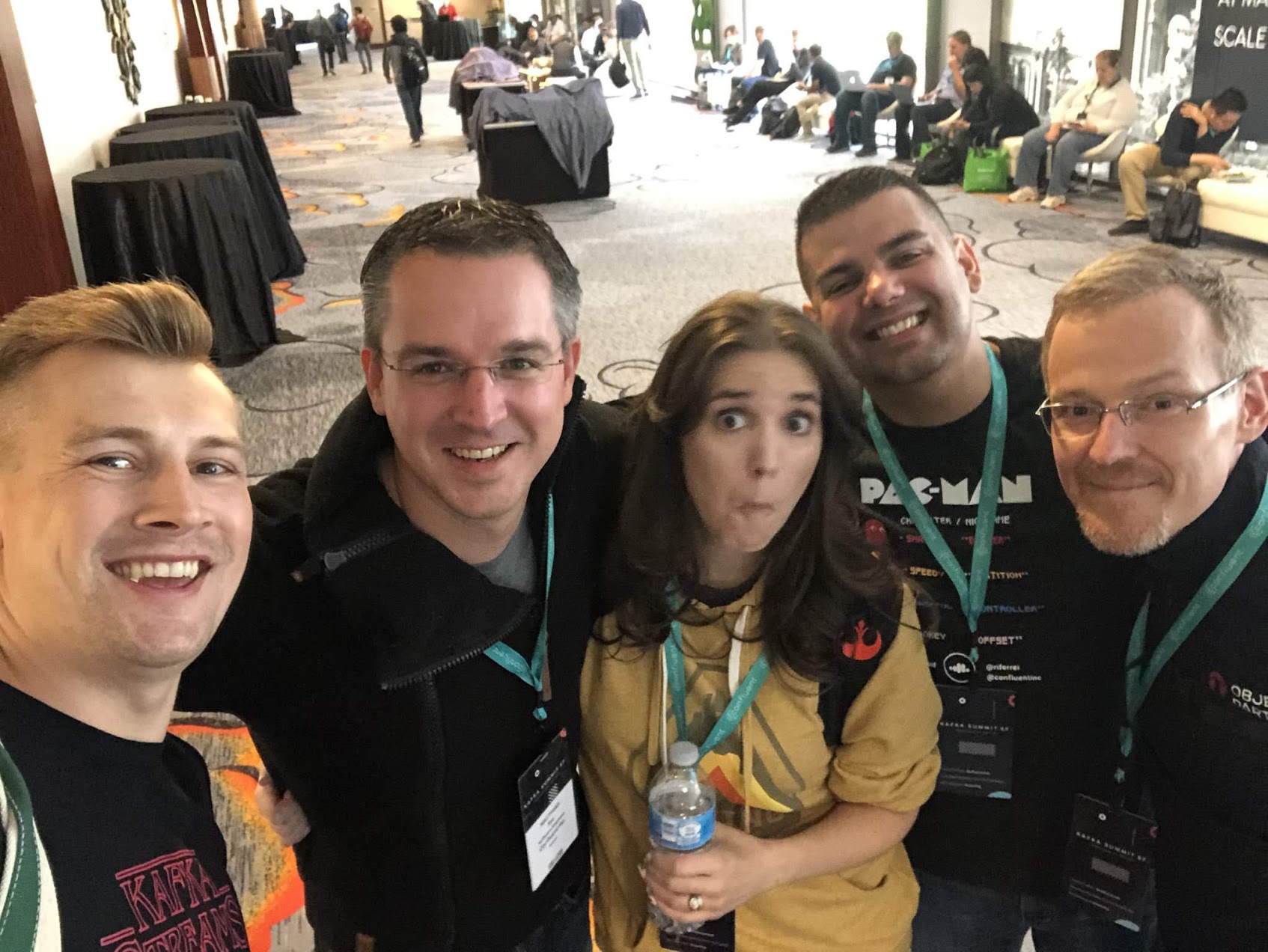 Confluent team members at Kafka Summit