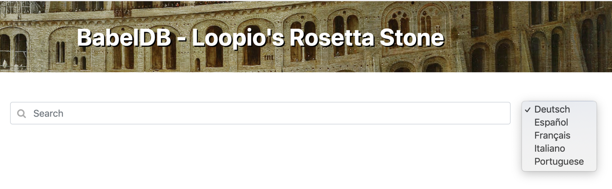 BabelDB – Loopio's Rosetta Stone