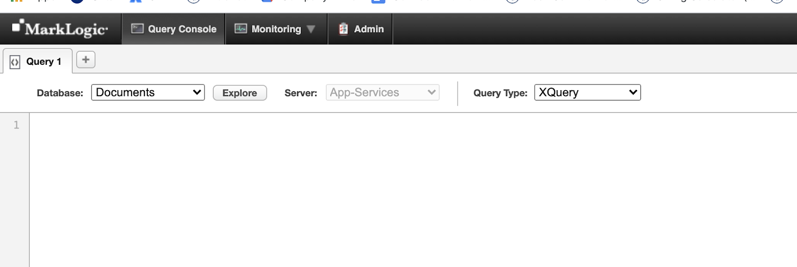 MarkLogic Query Console running on AWS