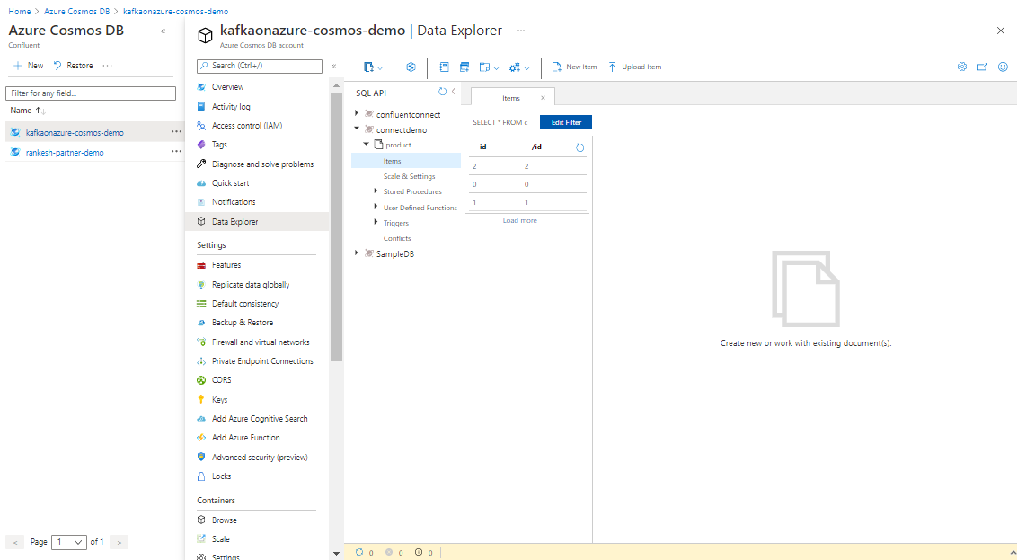 Query the data with Data Explorer