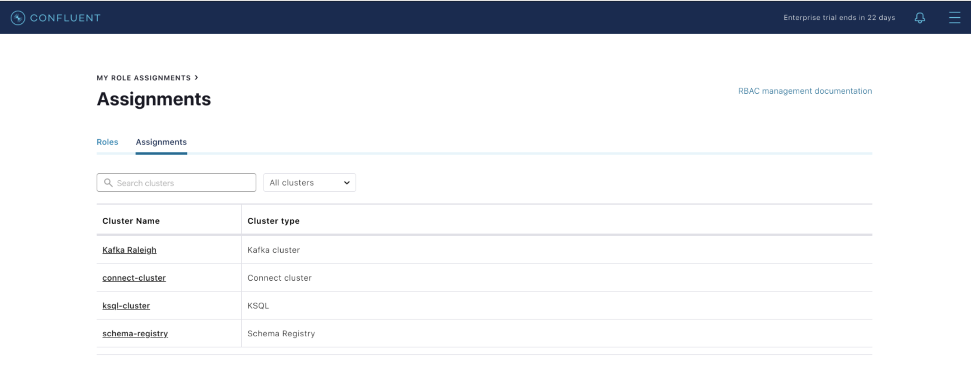 Setting RBAC role bindings