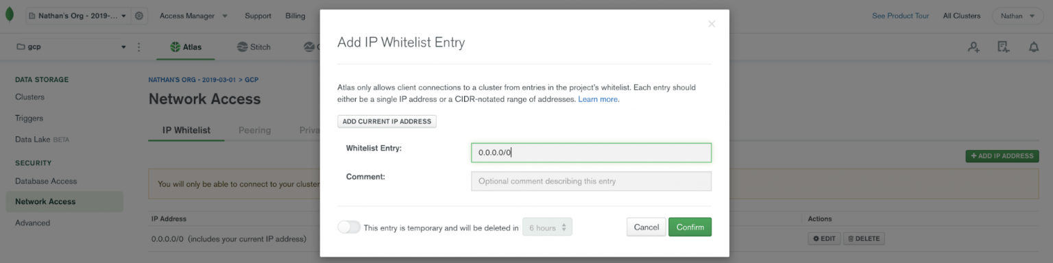How to Connect to MongoDB Atlas in a Secure Environment